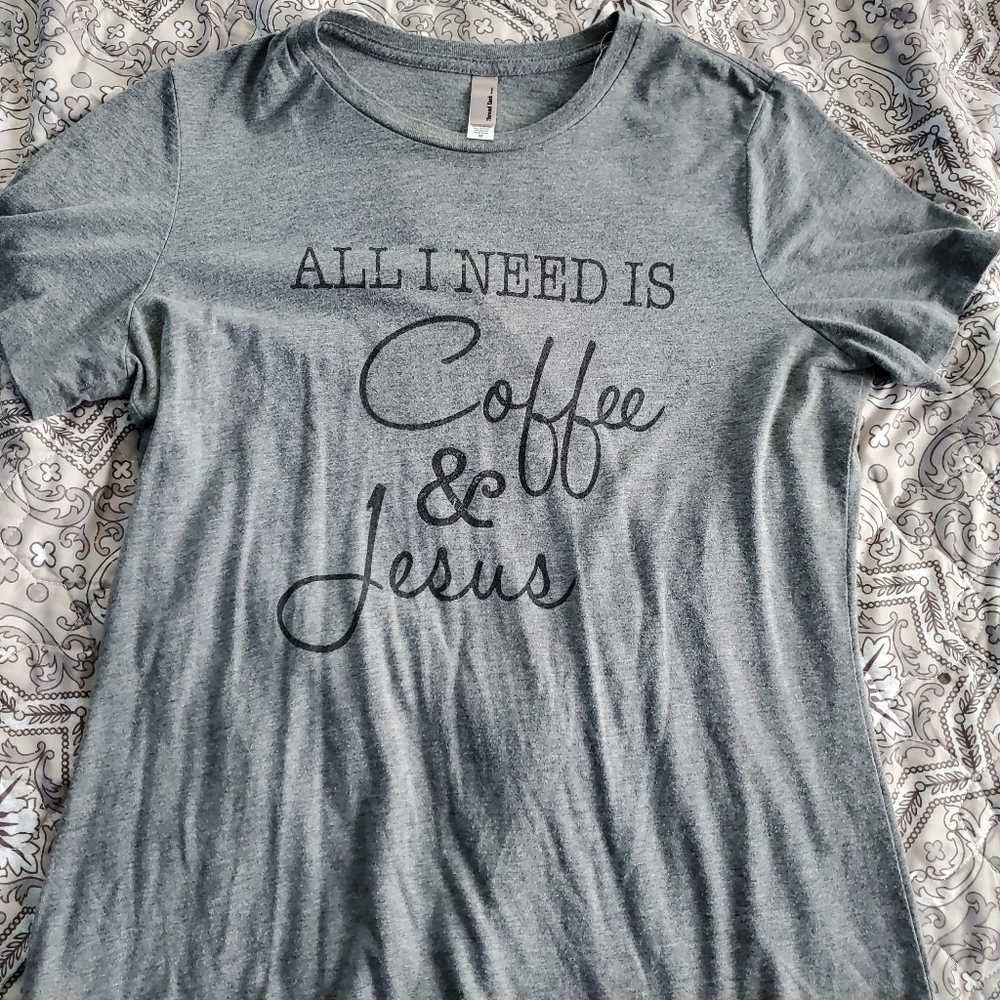 Coffee and Jesus tee